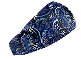 Sfa039hb Spacefish Army Scuba Headband - Angelfish Hypnosis