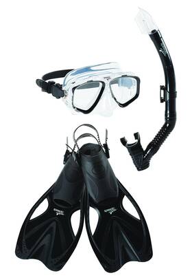 B004umqzz8 Speedo Unisex-adult Swim Snorkel Dive Mask Anti-fog Nose Cover Adventure Series