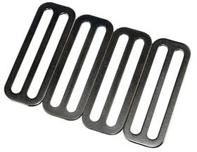 Storm Accessories Wb Tg-3 2 Inch Stainless Steel Divers Weight Belt Keeper - 4-pack