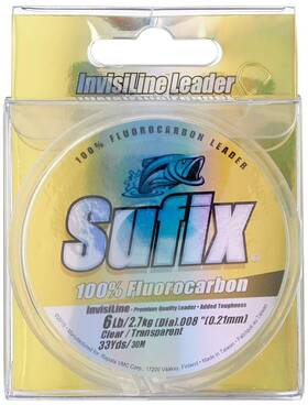 681-006 Sufix Sufixinvisiline Fluorocarbon Leader One Size Multi