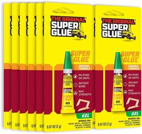 034003 Super Glue Gel - 2 Gram Tubes Pack Of 12 Tube Clear