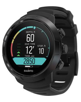 Ss050192000 Suunto D5 All Black Dive Computerwith Color Screen And Exchangeable Straps
