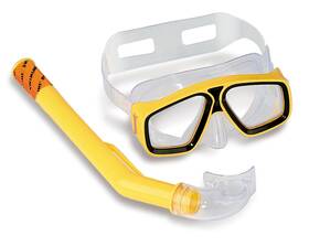 35842357 Swimline Youth Thermotech Tetra Mask And Snorkel Set - 12 Inch Yellow