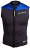 Sx125mf-45-l Neosport Mens Xspan Vest Black With Blue Trim 749819545974