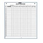 Sl10 Trident Large Scuba Dive Roster Slate 12inch X 14inch