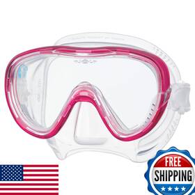 Tusa B01ka3rs8s M-1002 Freedom Tina Scuba Diving Mask Bougainvillea Pink