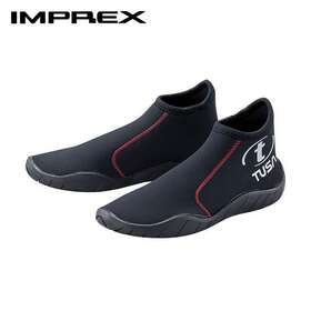 Db-0201-bk-4 Tusa New Imprex 3mm Dive Slipper Bootie Size 9 Hard Sole Shore Diving