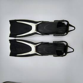 Sf-0104l-fb Tusa Hyflex Switch Fins L-xl Fish Tail White
