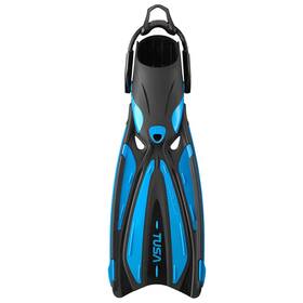 Sf-0114xs-fb Tusa Solla Fin With Bungee Strap Fish Tail Blue X-small