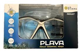 M55101005 U.s. Divers Playa Adult Snorkel Mask - One-size Fits Most Snorkeling Black