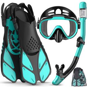 B09v7t5s4q Ubekezele Snorkeling Gear For Adults Men Women4 In 1 Snorkel Set Panoramic View