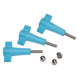 Uk-512854 Underwater Kinetics Uk Pro Knob And Nut Kit - 3 Knobs/nuts