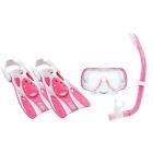 Up-0201p-m Unbranded Tusa Child Semi Dry Mask Snorkel Combo 0685193471914