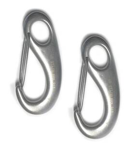 Uss2470-100 Us Stainless 2 Pieces Steel 316 Spring Snap Lobster Claw 4 Inch Marine