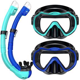 B0d792lqwj Vmkfuler Snorkel Mask Set 180 Panoramic Anti-fog Dry Gear Adults