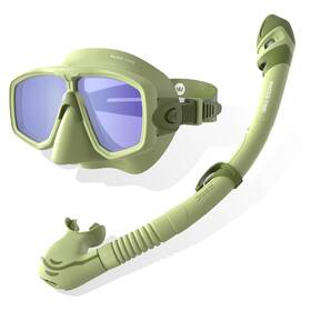 B0fcm36pxg Water Time Watertime Snorkeling Gear For Adults Diving Mask And Snorkel Goggles Dry Breathi