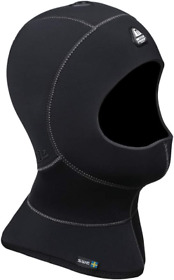 Wp-h1-5-7hav-ml Waterproof H1 5/7mm Vented Anatomical Hood Medium Large Black