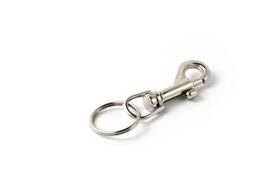0305-905 West Coast Manufacturing Company Large Bolt Snap Key Chain Accessory With 1.125 Inch Split Ring Chrome