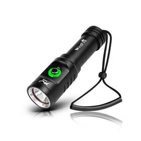 Ts08 Windfire Dive Light Scuba Diving Flashlight Super Bright Rechargea... Fast Ship