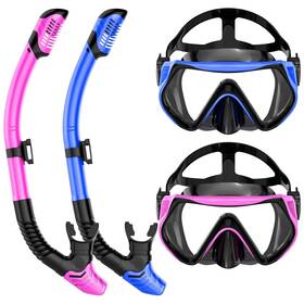 B0f2g9b254 Wutrye Snorkeling Gear For Adults Dry-top Snorkel Anti-fog Scuba Diving Mask Set