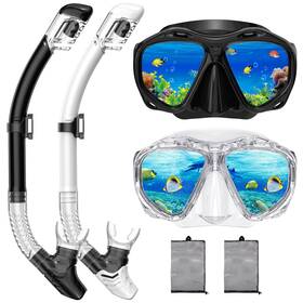 B0fm84g8rz Wutrye Snorkeling Gear For Adults Dry Top Snorkel Mask Set Diving Scuba Swimmin