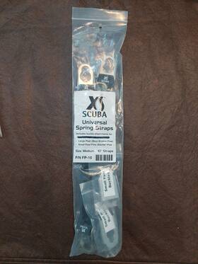 Fp-10 Xs Scuba Universal Spring Fin Straps 10 Inch