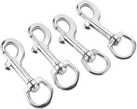 Jk-0542 Yaegoo 4 Pack 316 Stainless Steel Swivel Eye Bolt Trigger Snap Hooks 3-1/2ftft