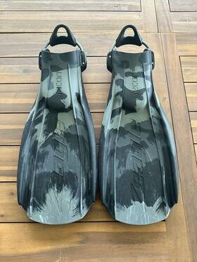 8500-gy-xl Zeagle Recon Fins Extra Large Xl Grey Shades Camo