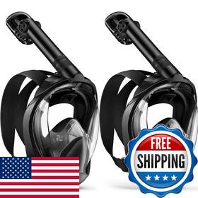 B0dfcb88vb Zenoplige Full Face Snorkel Mask Adultsdry-top Snorkeling Gear Camera