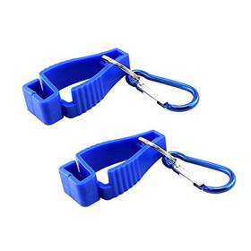 Mgcplh-bu-2 Zzhxsm 2pcs Multifunctional Glove Clip Prevent Losing Hook Safety Blue