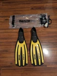 Seac Fuga Diving Fins Scuba Snorkeling Yellow, Size: 5-6 38/39. Fixed Price $55.00.
