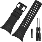 Silicone Watchband Replacement Strap+tool For Suunto Core All Black SS014993000. Fixed Price $13.15.