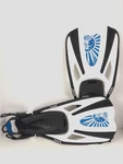 U.s. Divers Aqua Lung Diving Fins L/xl Adjustable Open Heel Snorkel Scuba White. Fixed Price $11.00.