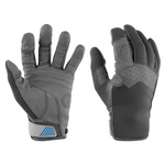 Mustang Traction Closed Finger Gloves - Grey/blue Large. Fixed Price $37.60.