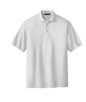 Mens Port Authority K500 Silk Touch Short Sleeve Polo Shirt White. Fixed Price $10.00.