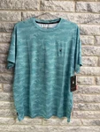 Spyder Swim Men Rash Guard Shirt Aqua Blue Upf 30+ Quick Dry Surf Tee. Fixed Price $19.95.