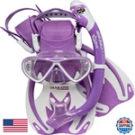 Cressi Rocks Pro Dry Set Lilac/white S/m. Fixed Price $103.92.