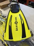 Aqualung Stratos Adj Dive Fins Hot Lime - Regular. Fixed Price $40.00.