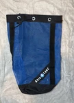 Aqualung Mariner Mesh Backpack Duffle Bag Medium Large Black And Blue. Fixed Price $15.64.