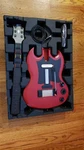 Crkd Guitar Sg 20TH Anniversary Cherry Edition. Fixed Price $120.00.