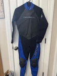 Neill Men Full Wet Suit Blue Black Back Zip Long Sleeve Spring Summer. Fixed Price $64.99.