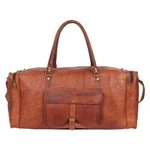 Travel Aircabin Luggage Real Brown Leather Duffle Bag Innovative Weekend. Fixed Price $78.65.