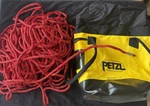 Petzl Axis 150' 11MM Rope With Bucket. Fixed Price $210.00.