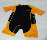 Aqua Sphere Stingray Shorty Rashguard 1PC Swimsuit Sz 6 Black / Gold. Fixed Price $18.99.