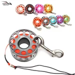 100FT, 30 Meter Line Aluminum Metal Finger Spool Reel Scuba Dive Wreck Clip. Fixed Price $39.95.