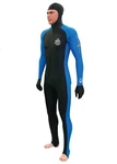Adrenalin Hooded Lycra Suit (black/blue) - 3XS. Fixed Price $126.98.