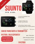 Suunto Eon Core Elastomer Dive Computer, Black. Fixed Price $599.95.