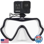 Octomask - Frameless Dive W/mount For All Gopro Hero Cameras Scuba. Fixed Price $124.12.