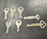 Vintage Lot Flat Keys Eagle Lock Co. Terryville Conn. Fixed Price $15.99.
