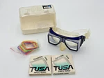 Tusa TM-6000Q Scuba Dive Mask Blue W/ Case + TMCL-6000 Corrective Lens -4.0L. Fixed Price $31.99.